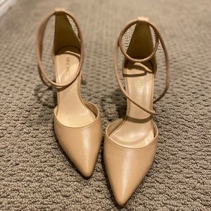 Nine West Women’s Millenio heel | Nude leather